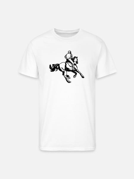 Equestrian - Men's 50/50 T-Shirt - white