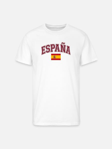 España Arch Banner International football - Men's 50/50 T-Shirt - white
