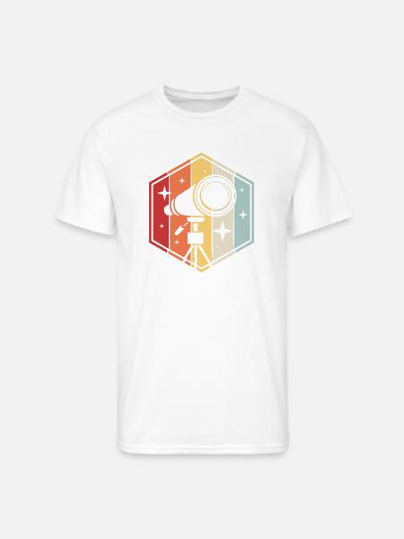 Stargazing Space Telescope - Men's 50/50 T-Shirt - white
