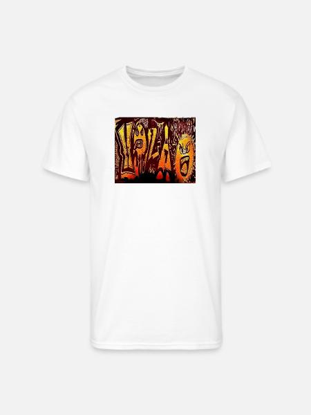 Inferno Graffiti Faces - Men's 50/50 T-Shirt - white