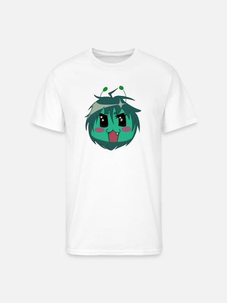Cute alien anime style - Men's 50/50 T-Shirt - white