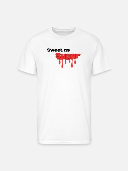 Sweet_as_sugar typography design - Men's 50/50 T-Shirt - white