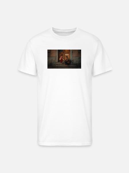 Stairs Exchange Quiet Kindness - Men's 50/50 T-Shirt - white