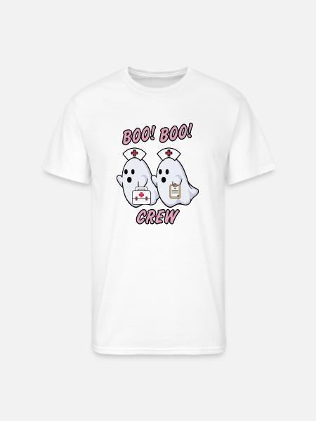 Boo Boo Crew Nurse - Men's 50/50 T-Shirt - white