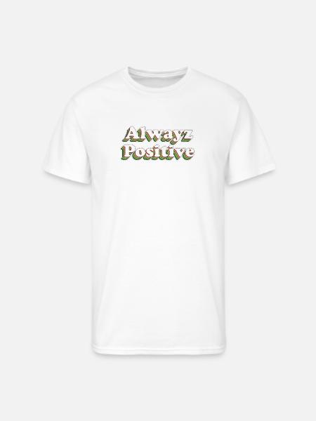 Alwayz Positive - Men's 50/50 T-Shirt - white
