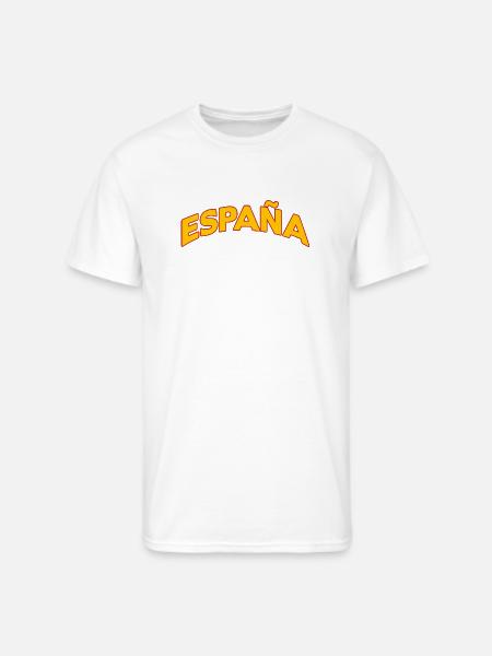 España 5 - Men's 50/50 T-Shirt - white