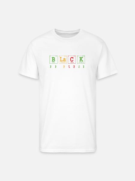 Black Nurse Registered Nurse - Men's 50/50 T-Shirt - white
