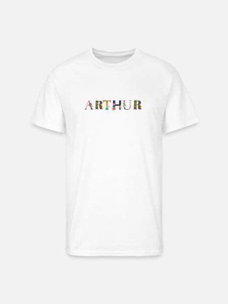 Arthur - Men's 50/50 T-Shirt - white