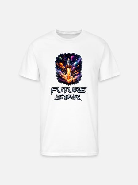 Future Star Rocket Burst - Men's 50/50 T-Shirt - white