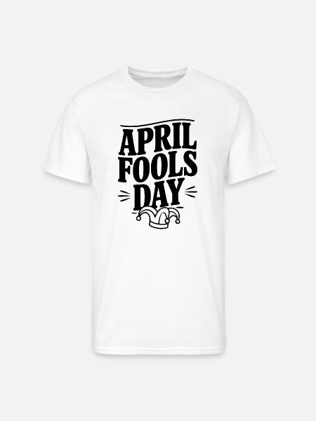 April Fools Day - Men's 50/50 T-Shirt - white