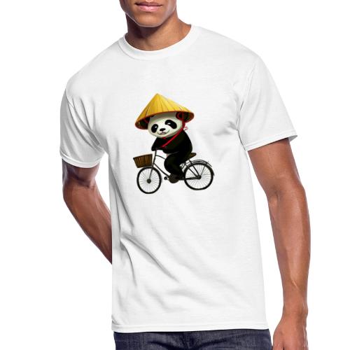 Panda Biking - Men's 50/50 T-Shirt