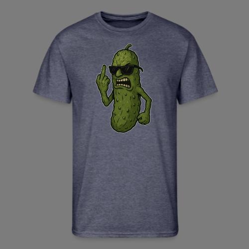 Angry Pickle Flipping the Bird - Men's 50/50 T-Shirt