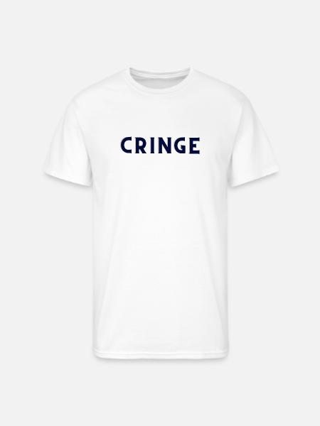 Cringe - Men's 50/50 T-Shirt - white