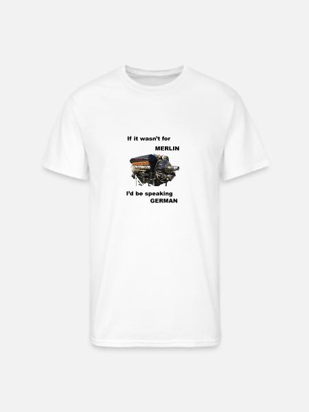 Ode to Rolls Royce Merlin Engine - Men's 50/50 T-Shirt - white