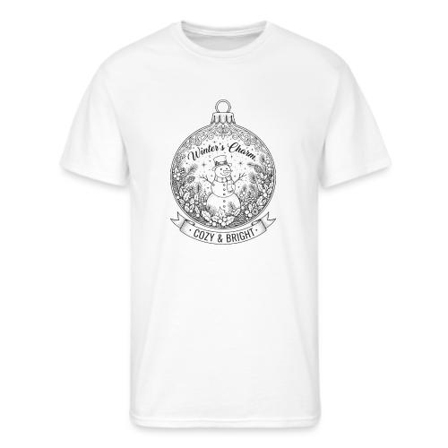 Festive Snowman T-Shirt - Men's 50/50 T-Shirt