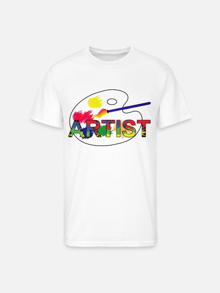 Artist - Men's 50/50 T-Shirt - white