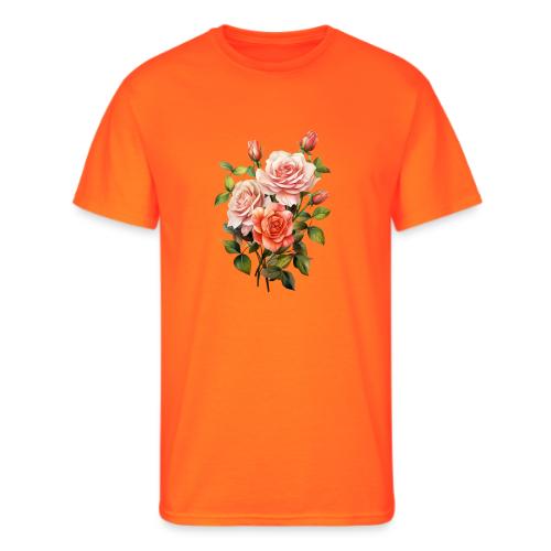 Pink Roses - Men's 50/50 T-Shirt