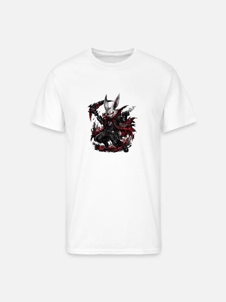 Nightshade Rabbit Gunslinger - Men's 50/50 T-Shirt - white