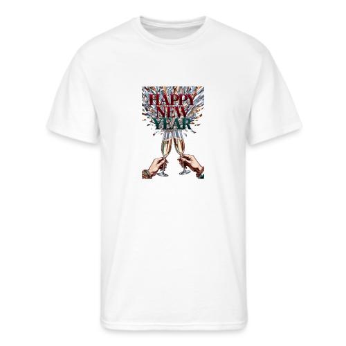 Toasting Hands T-Shirt Confetti Shower Premium - Men's 50/50 T-Shirt