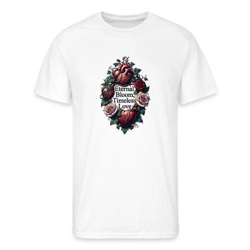 Eternal Bloom Timeless Love Entwined Hearts T-Shir - Men's 50/50 T-Shirt