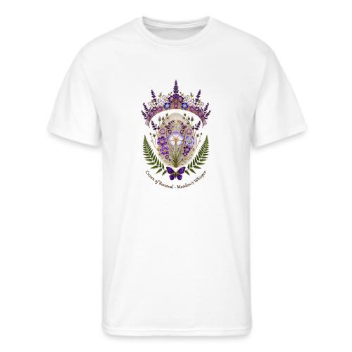 Spring Meadow Crown Tee, Cottagecore Renewal Gift - Men's 50/50 T-Shirt