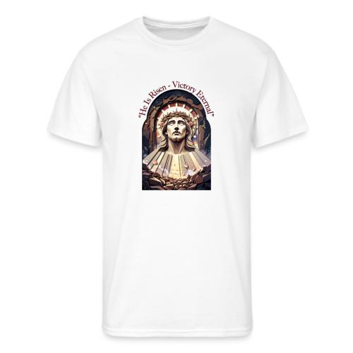 Easter He Is Risen Face of Christ T Shirt, Gift - Men's 50/50 T-Shirt