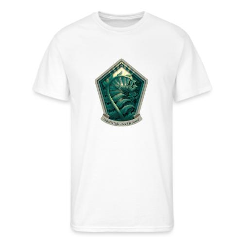Easter Unfurl in Light Fern T Shirt, Spring Gift - Men's 50/50 T-Shirt