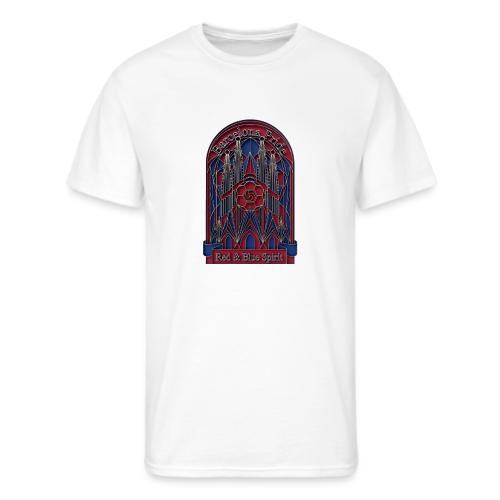 Barcelona Scarlet Pride T Shirt, Vibrant City Gift - Men's 50/50 T-Shirt