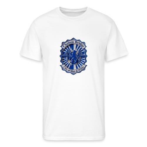 Chelsea Blue Bridge T Shirt, Soccer Fan Gift - Men's 50/50 T-Shirt