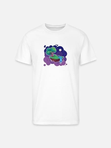Floating Island - Men's 50/50 T-Shirt - white
