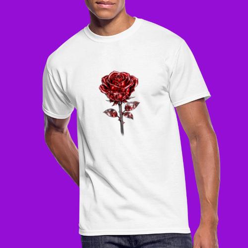 Silver Rose - Men's 50/50 T-Shirt