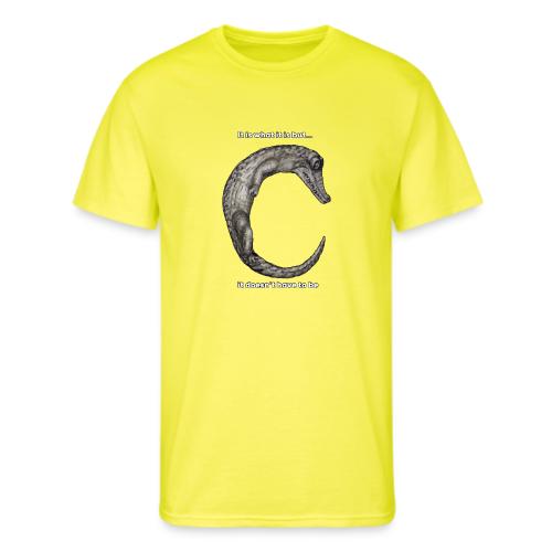 croc with text - Men's 50/50 T-Shirt