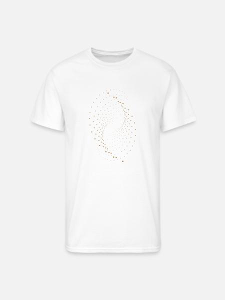 Abstract Dot Design - Men's 50/50 T-Shirt - white
