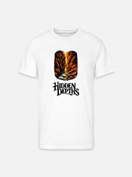 Hidden Depths Canyon Glow - Men's 50/50 T-Shirt - white