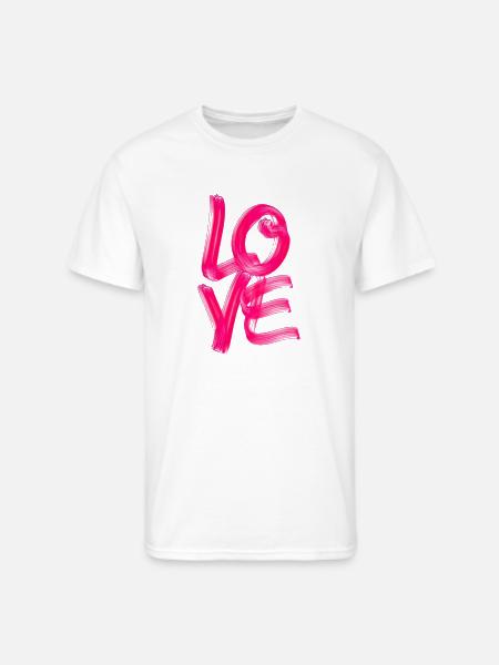 Love - Men's 50/50 T-Shirt - white
