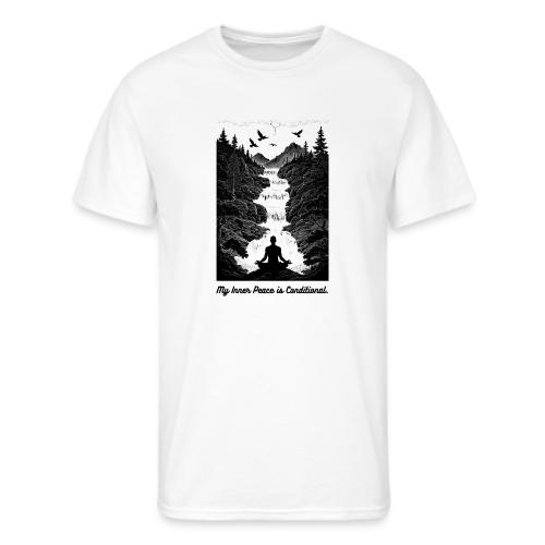 Conditional Inner Peace T-Shirt | Minimalist Zen - Men's 50/50 T-Shirt