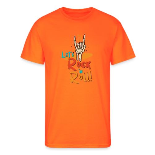 Let's Rock and Roll - Men's 50/50 T-Shirt