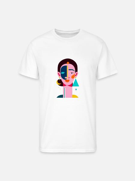 Elegance in Simplicity - Men's 50/50 T-Shirt - white