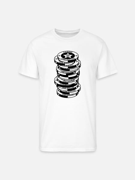 casino - Men's 50/50 T-Shirt - white