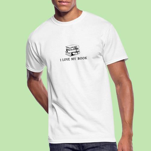 I love my book t-shirt - Men's 50/50 T-Shirt