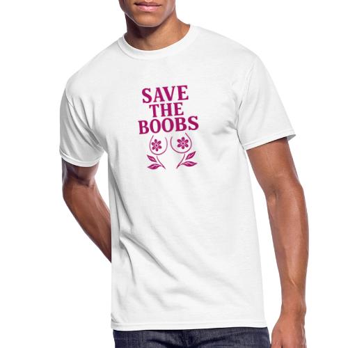 Save the boobs! - Men's 50/50 T-Shirt
