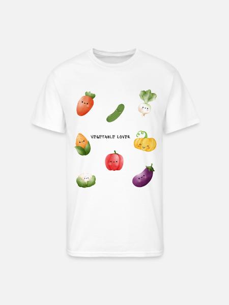 Vegetable_Lover - Men's 50/50 T-Shirt - white