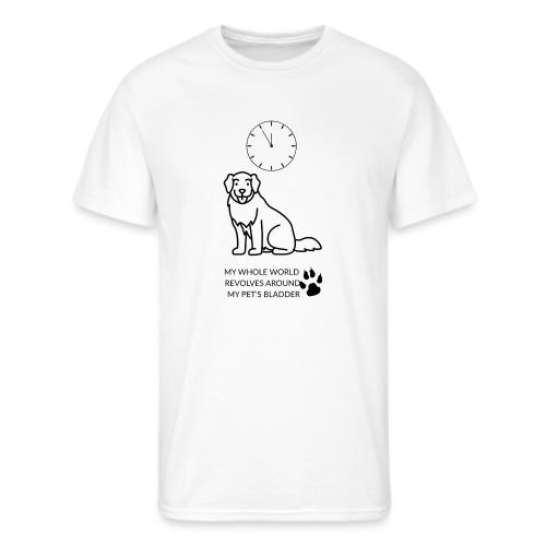 My Pet's Bladder World T-Shirt | Funny Dog/Cat Own - Men's 50/50 T-Shirt