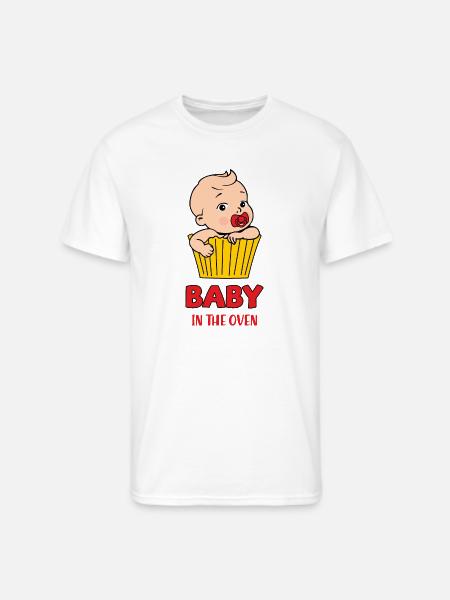 Baby in the oven - Men's 50/50 T-Shirt - white