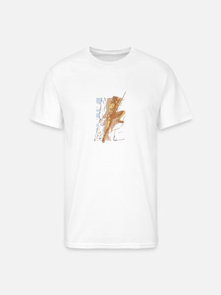 Climb - Men's 50/50 T-Shirt - white