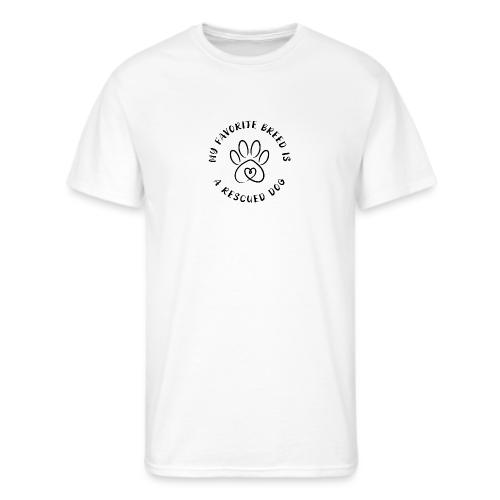 Favorite breed? Rescued dog! - Men's 50/50 T-Shirt