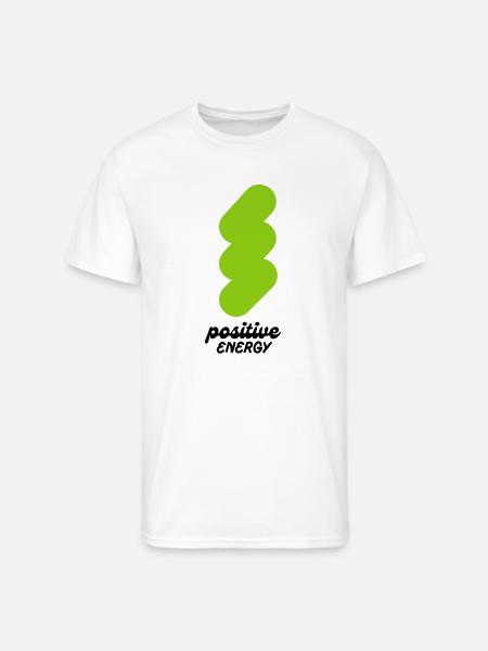 Positive Energy Neon Splash - Men's 50/50 T-Shirt - white