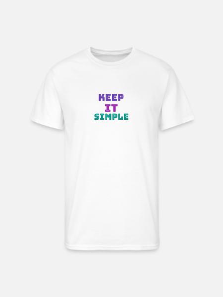 simplicity - Men's 50/50 T-Shirt - white
