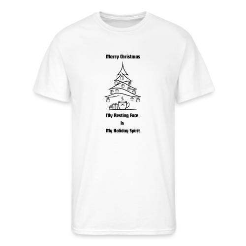 My Resting Face Is My Christmas Spirit T-Shirt - Men's 50/50 T-Shirt