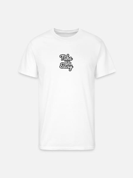 Take Life Easy - Men's 50/50 T-Shirt - white